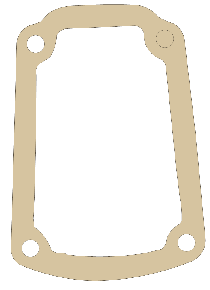 Ducati 750/900-Pan Rocker Cover gasket outline