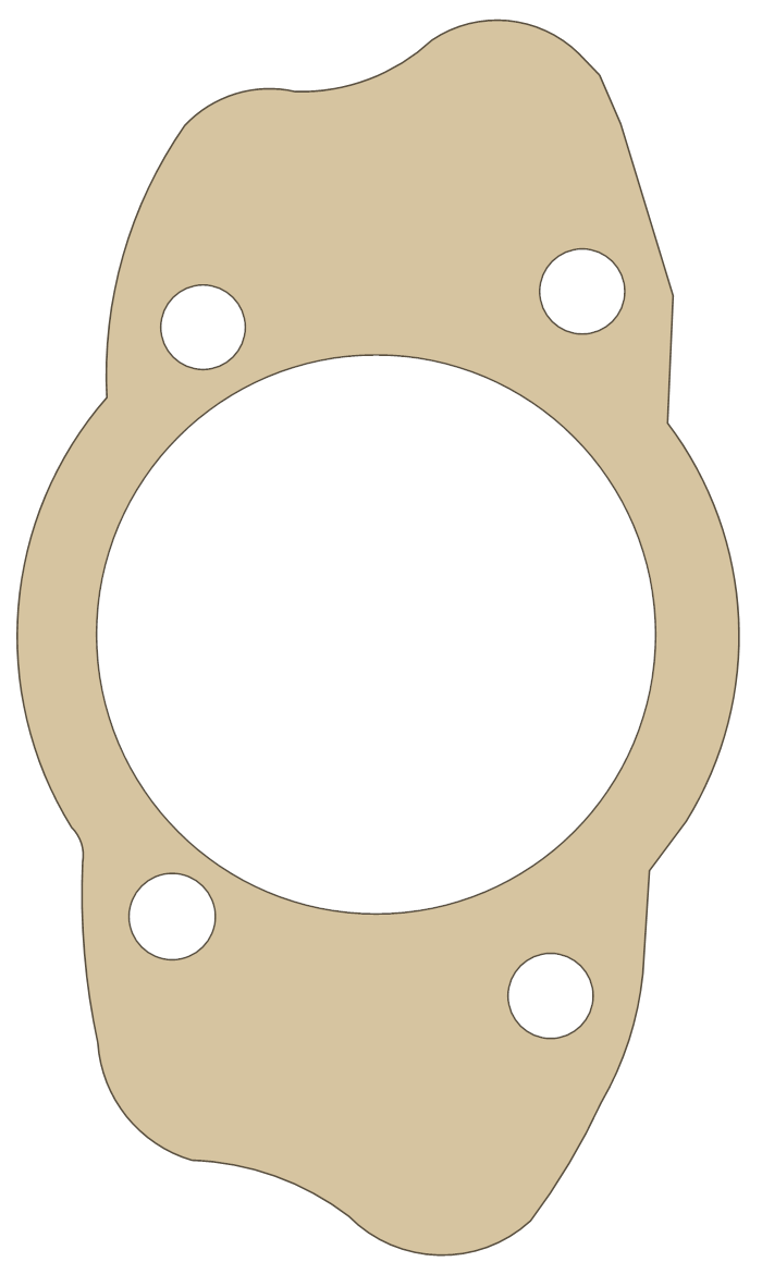 Ducati 750/900 Cam Cover gasket outline