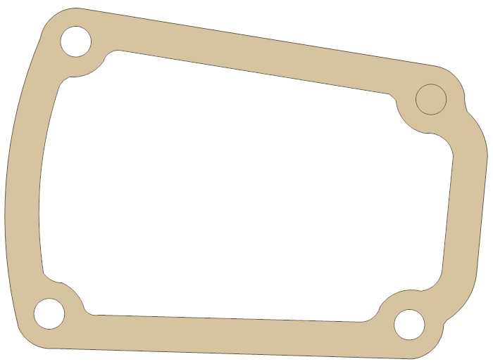 Ducati Monster900SS Valve Cover gasket outline