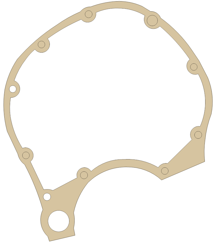 Ducati Ducati twins Alternator Cover gasket outline