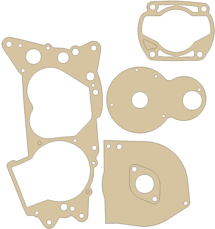 new TM250 Gasket Set gasket outline