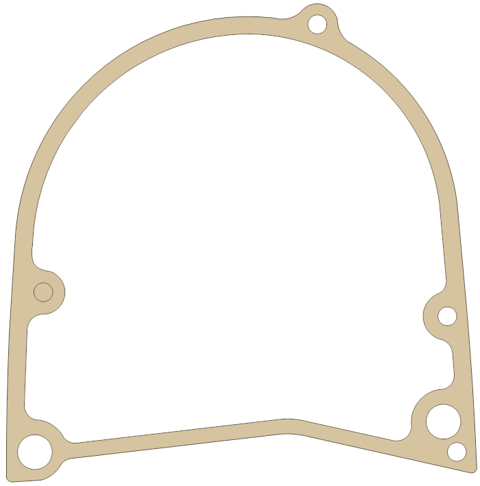 new Sprock gasket outline, OEM Sprock Racing, A material
