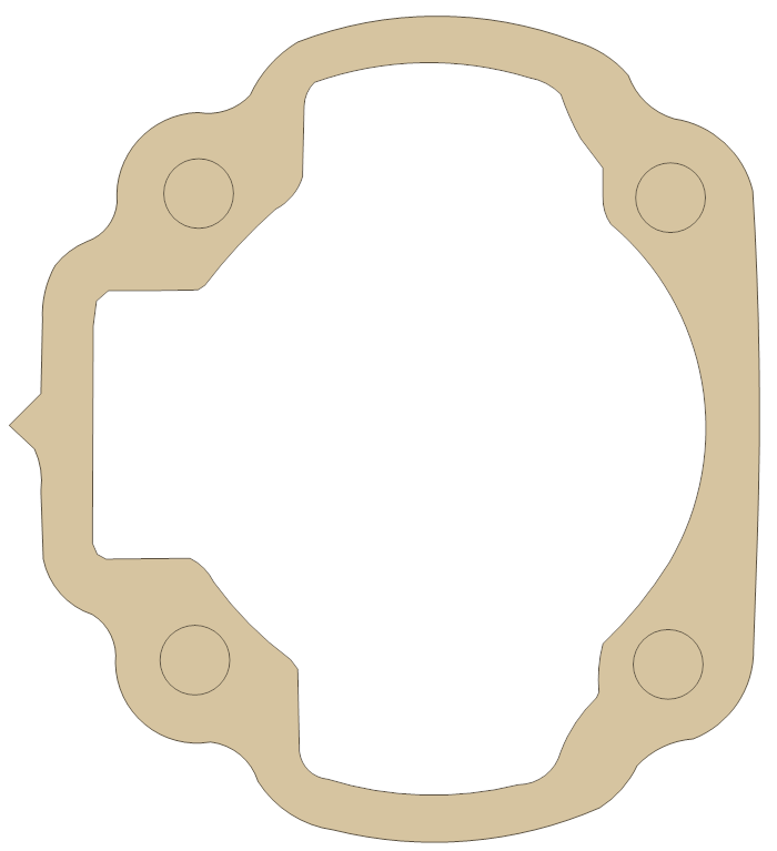 new RBRacing Yellow Base gasket outline