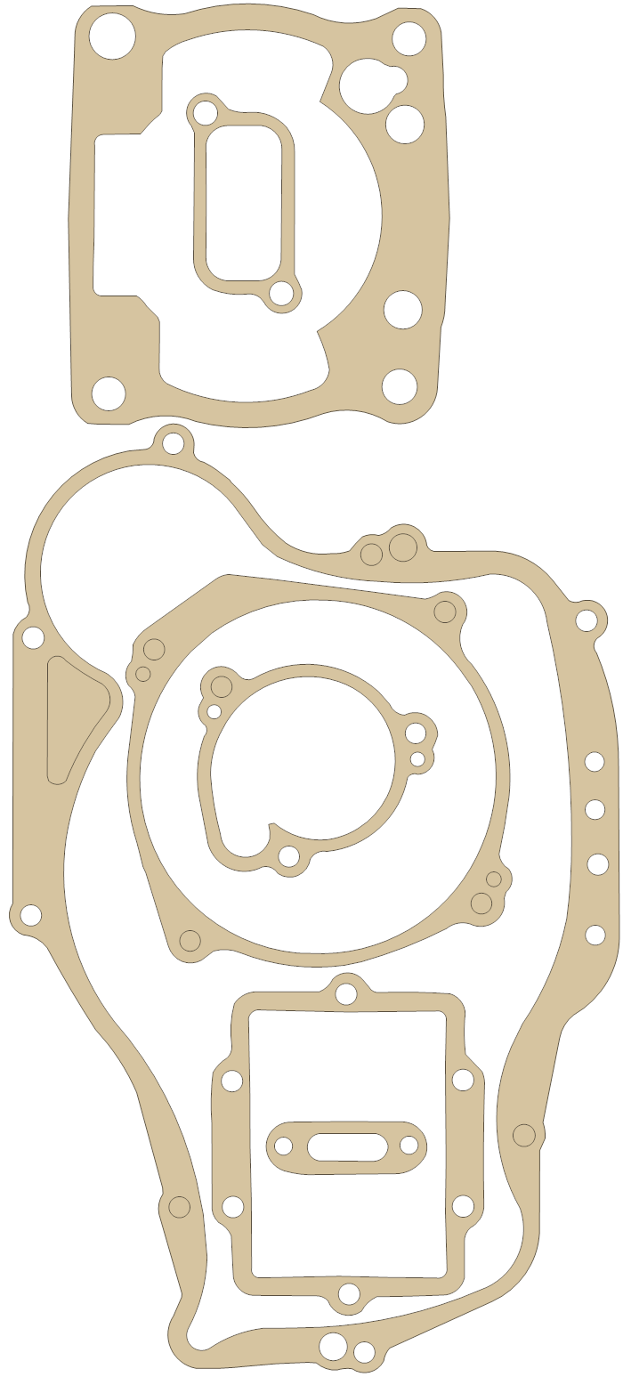 new KXT 250 Tecate Tecate Set gasket outline