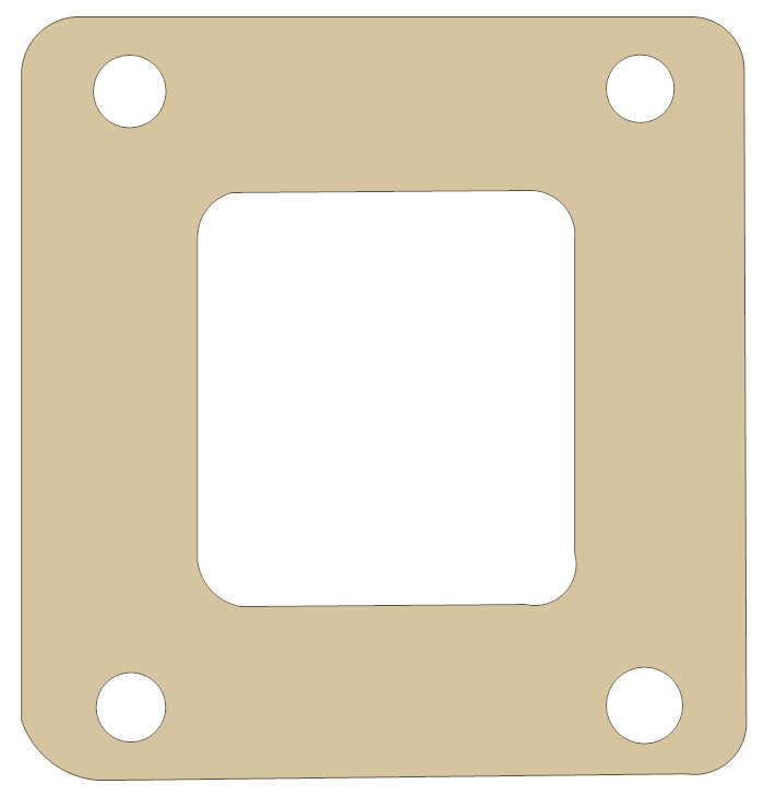 new Reed gasket outline, OEM Special Reed, A material