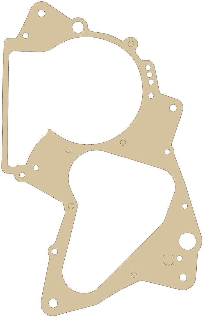 new RM370 Center Case gasket outline