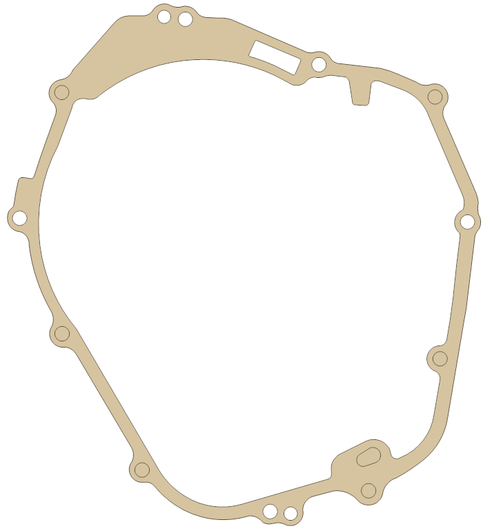 new Predator 500 Clutch Cover gasket outline