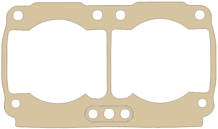 new Cheetah DM Mono Base D mat gasket outline
