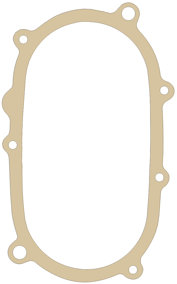 new Honda FL350 L. Crankcase Cover gasket outline