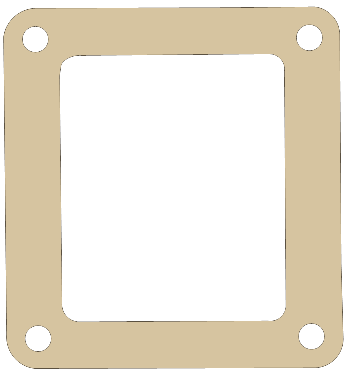 new Reed gasket outline, OEM 363-13621-01-00, A material