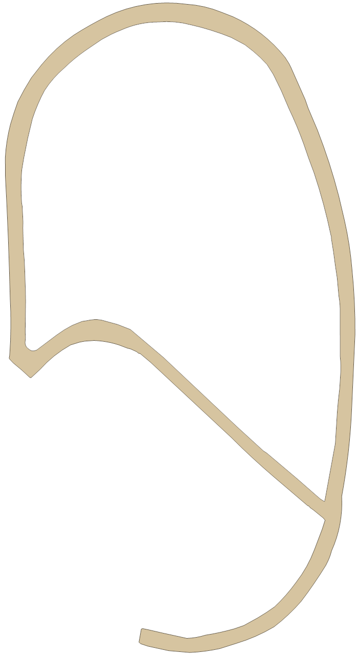 new Maico R.Side Cover gasket outline