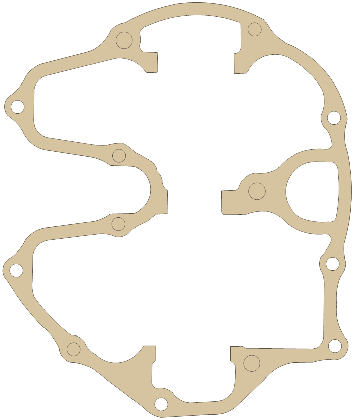 new TRX400EX Head Cover gasket outline