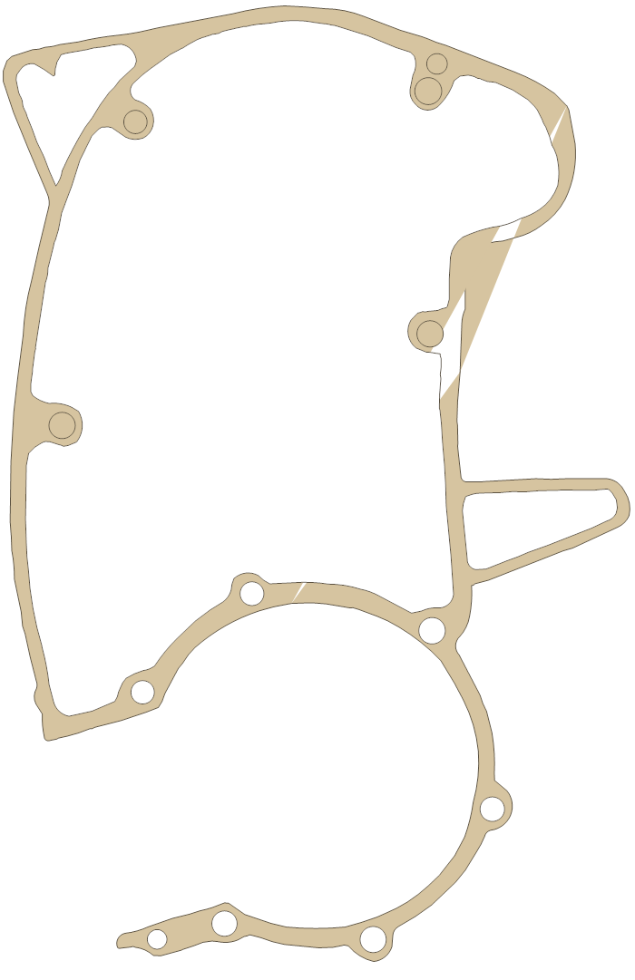 new Maico125 Center Case gasket outline