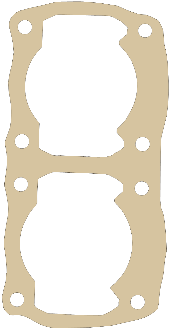 new Banshee Cylinder gasket outline