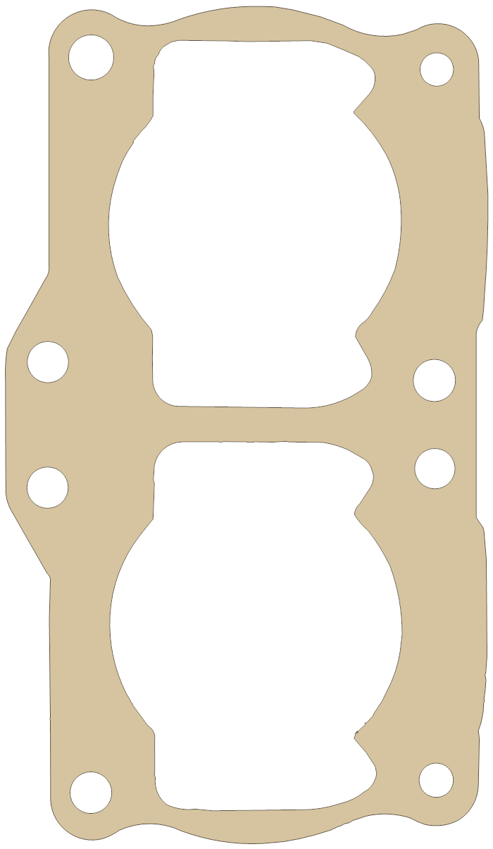 new Banshee Ported Banshee Base D gasket outline
