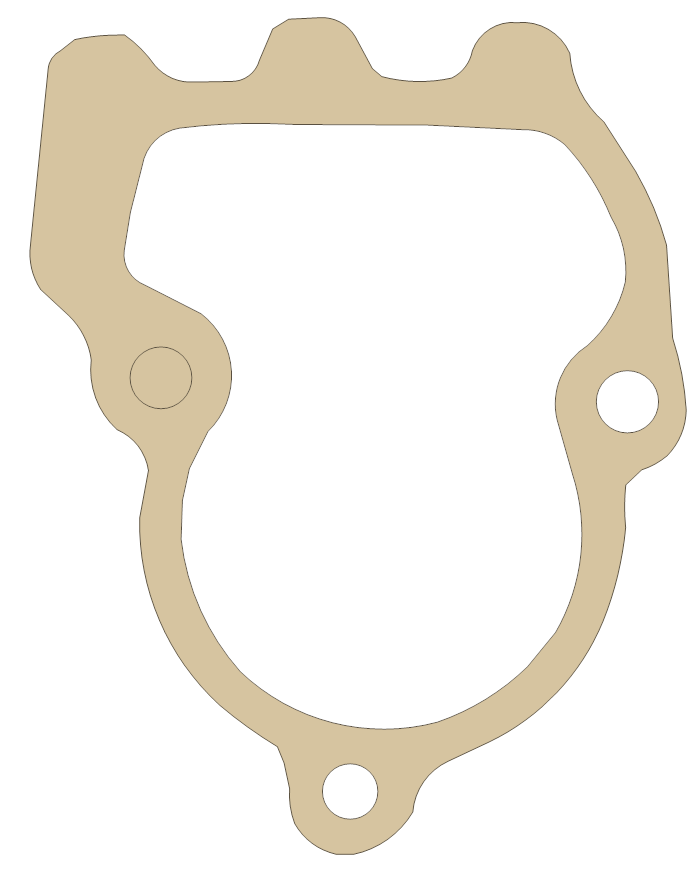 Honda FL250 Odyssey Brake Caliper gasket outline