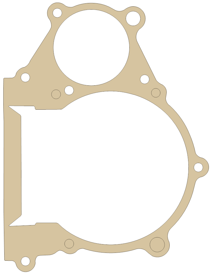 new Honda FL350 Center Case gasket outline