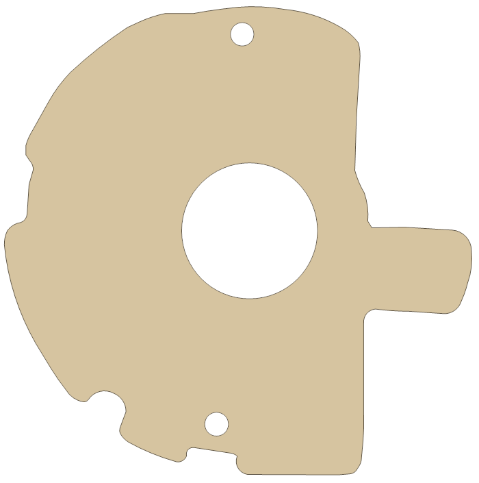 Alpha Sport 90 Oil Pump Cover gasket outline