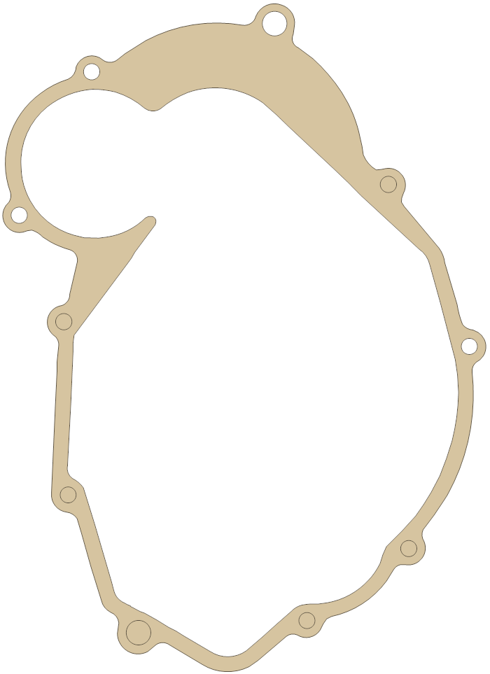 Aprilia RSW125 Primary Cover gasket outline