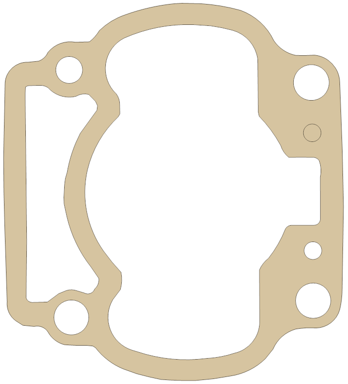 Aprilia Cylinder gasket outline, OEM 8422490, A material