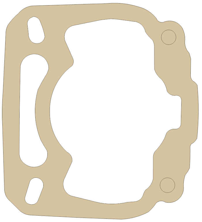 Aprilia RS125 Cylinder Base gasket outline