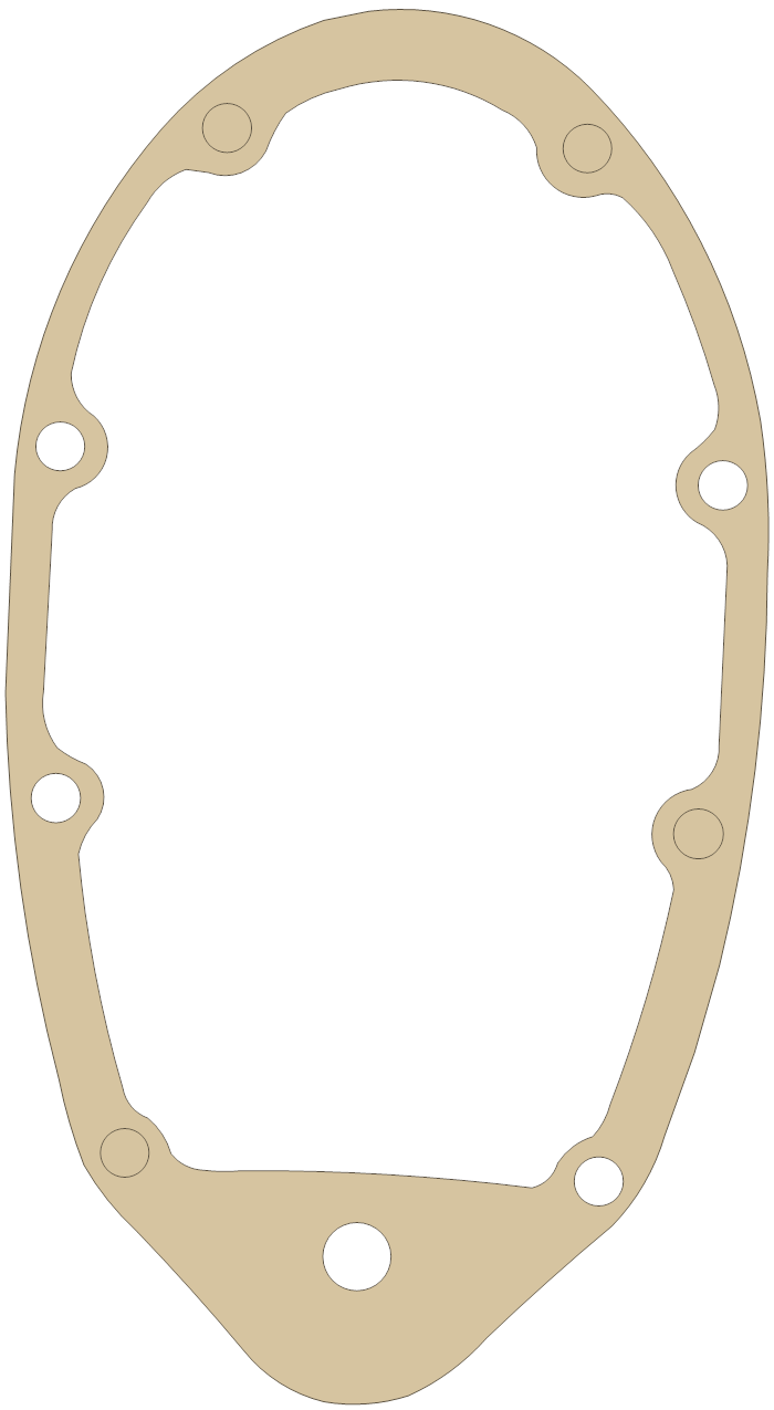-Vintage Outboard & Marine Supply 40h 4 gasket outline