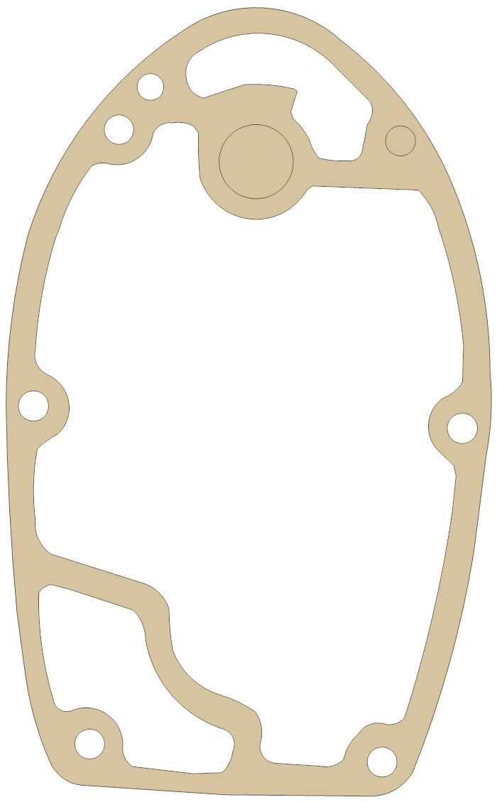 -Vintage Outboard & Marine Supply Mark 10 4 gasket outline