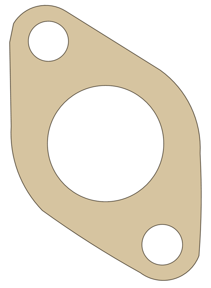 -Vintage Outboard & Marine Supply Mark 5 5 gasket outline