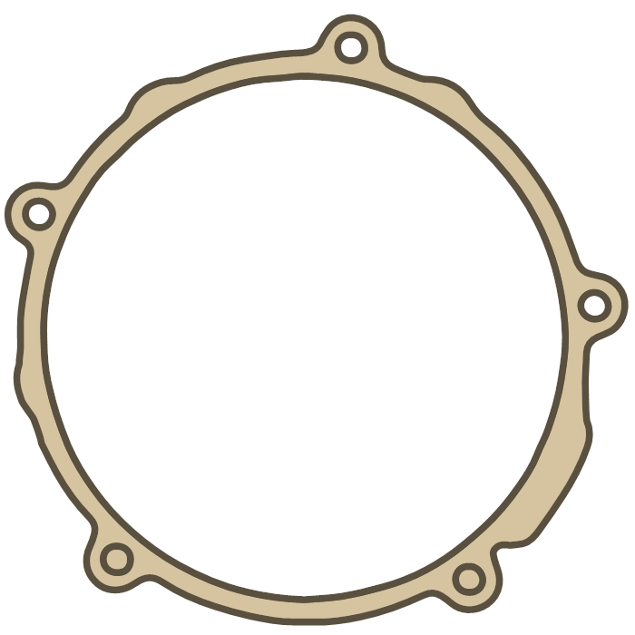 Kawasaki Generator Cover gasket outline, OEM 11009-1809
