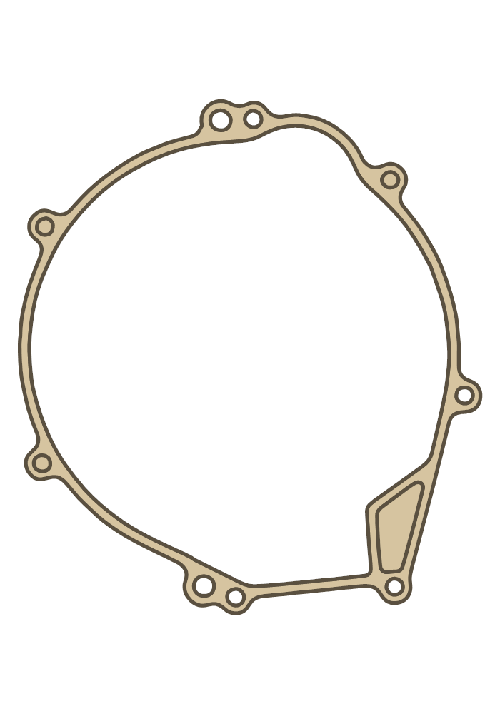 Kawasaki KL 600 Generator Cover gasket outline