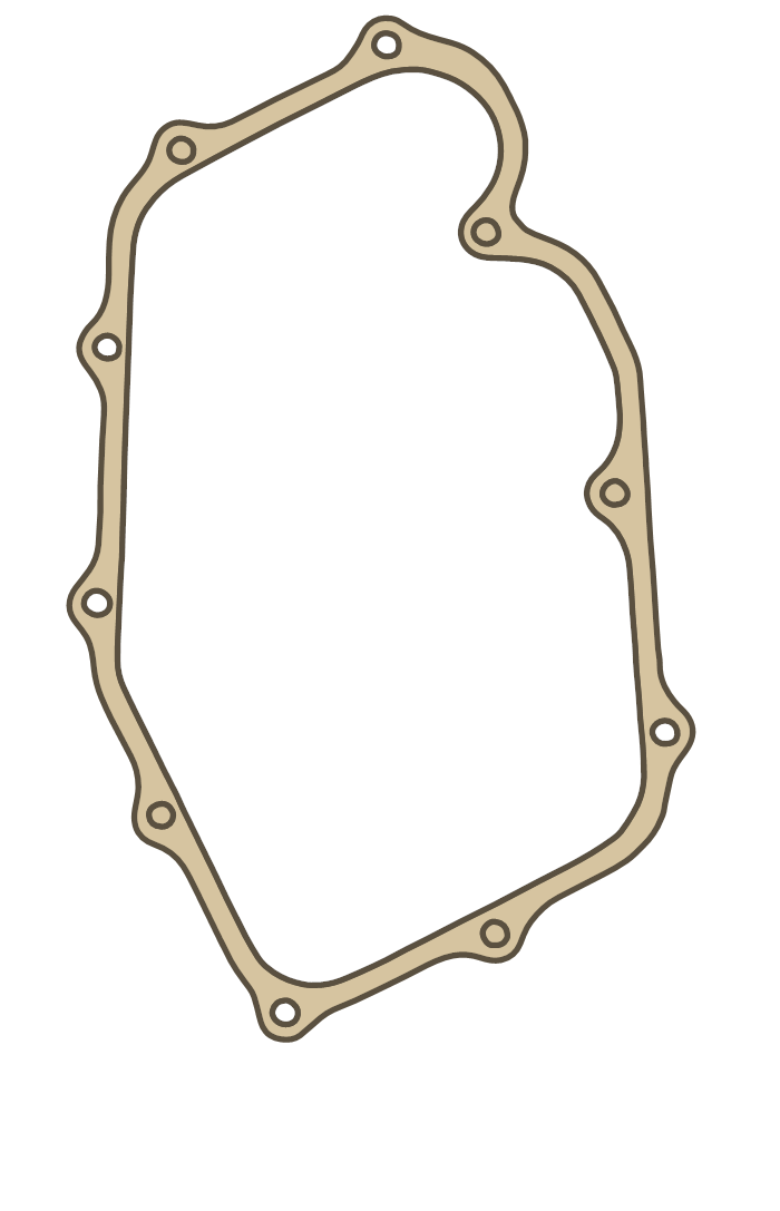 Honda CB 750 Oil Pan Gasket gasket outline