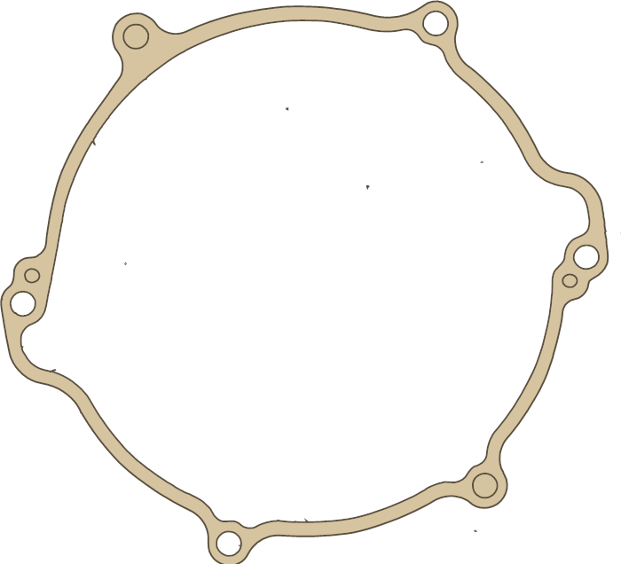 Yamaha Clutch Cover gasket outline, OEM 1C3-15453-00, A material