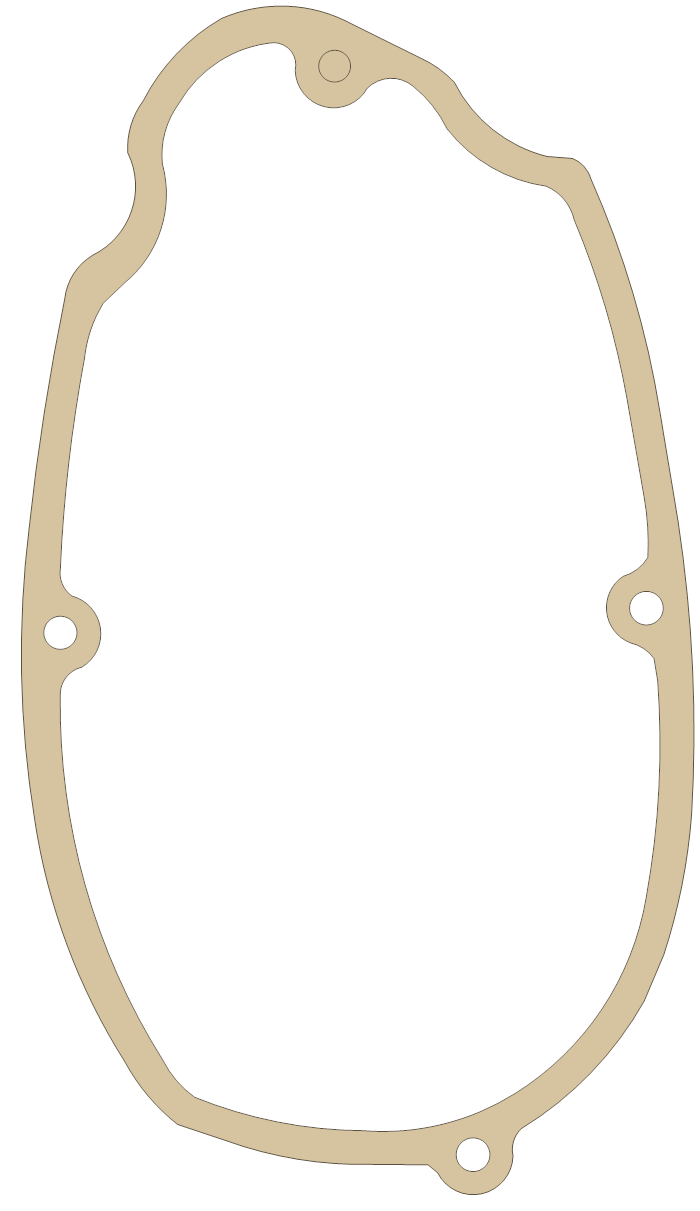 Hodaka Road Toad 1 gasket outline
