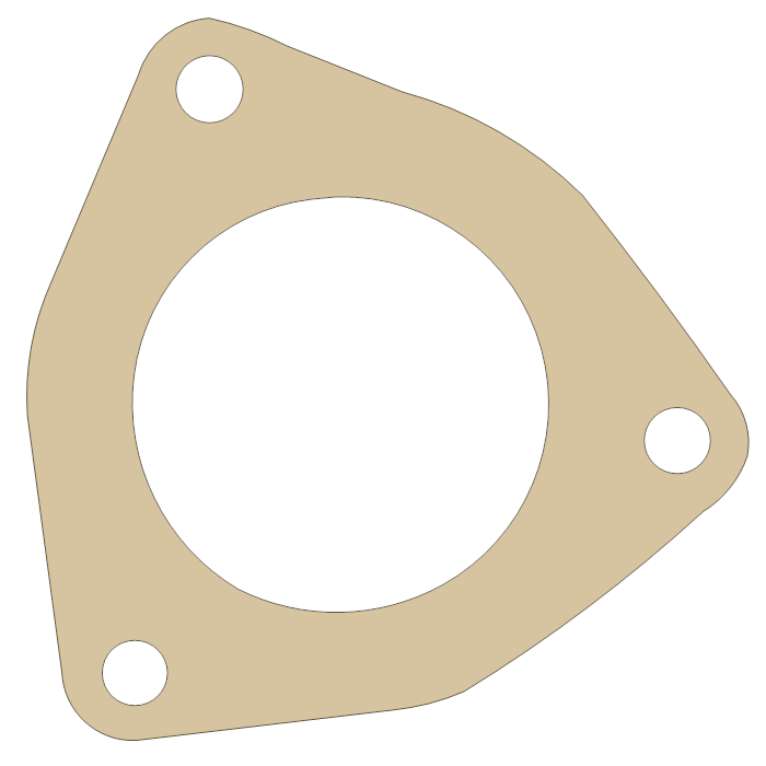 Hodaka 250 5 gasket outline