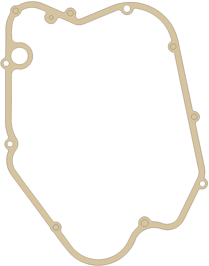 Husaberg 650 Clutch Cover gasket outline