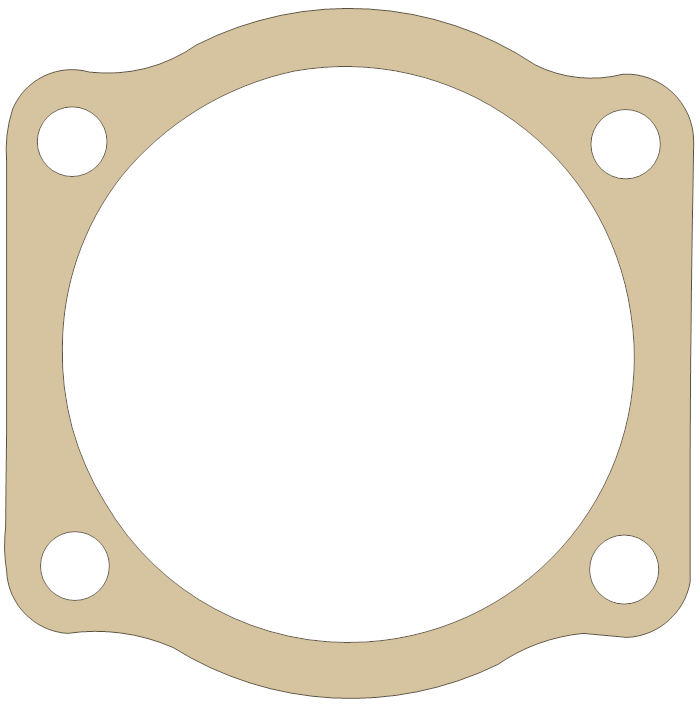 BMW Cylinder Base gasket outline, OEM 1111-1255-001, A material