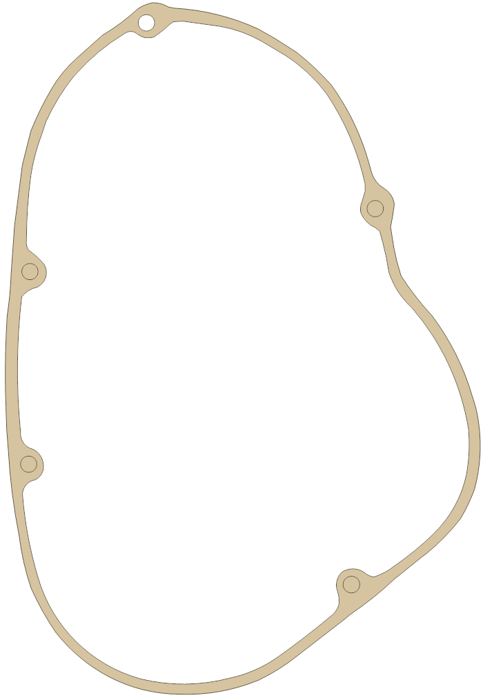 Suzuki Metal Parts Metal Parts-4 gasket outline