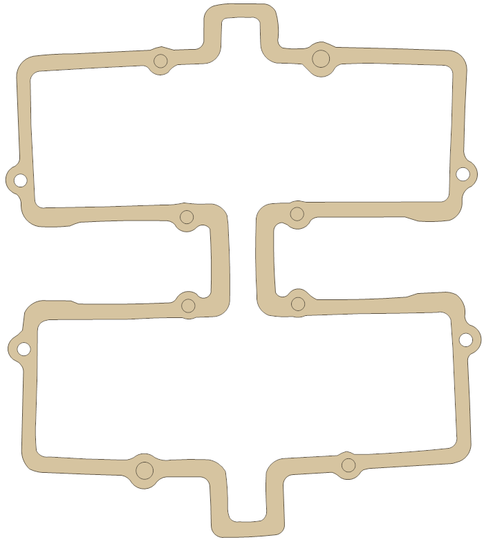 Suzuki Valve Cover gasket outline, OEM 11173-11402-H17, A material