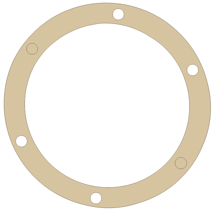 Suzuki Magneto Inspection Cover gasket outline, OEM 11491-33000, A material