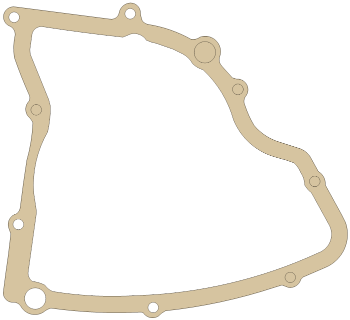 Suzuki LT230GE Magneto Cover gasket outline