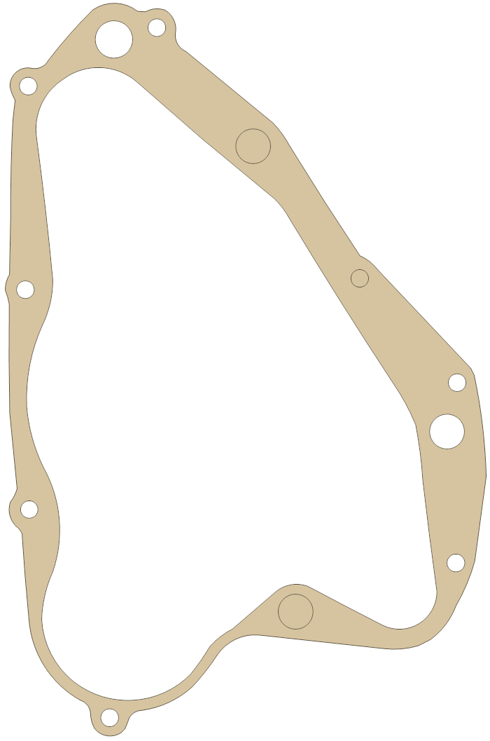 Suzuki Clutch Cover gasket outline, OEM 11482-14500, A material
