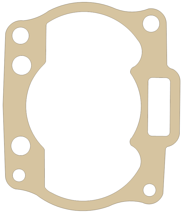 Suzuki Base gasket outline, OEM 11241-14600-HI7, A material