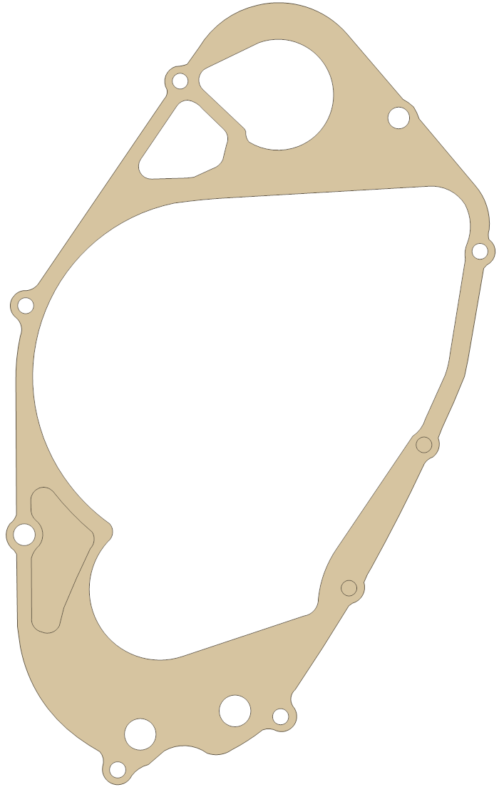 Suzuki 11482-46400 gasket outline, OEM 11482-46400, A material