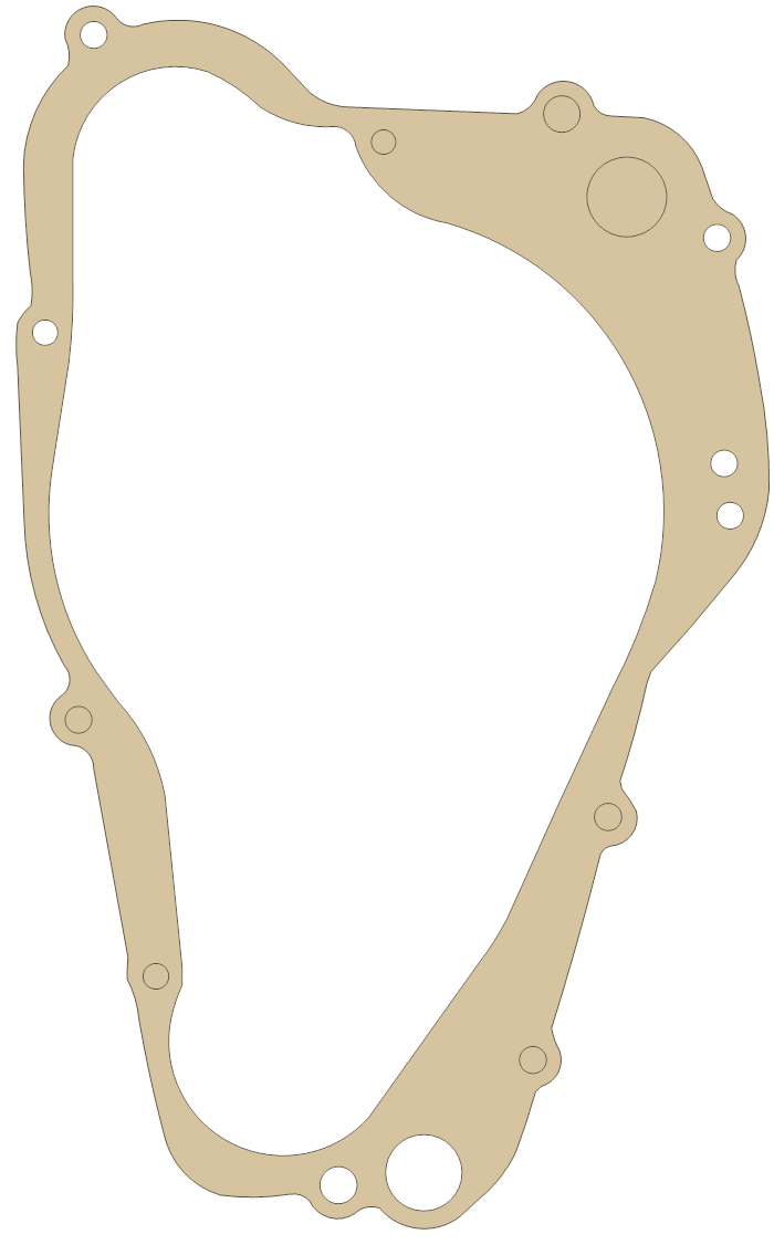 Suzuki Clutch Cover gasket outline, OEM 11482-00B20, A material