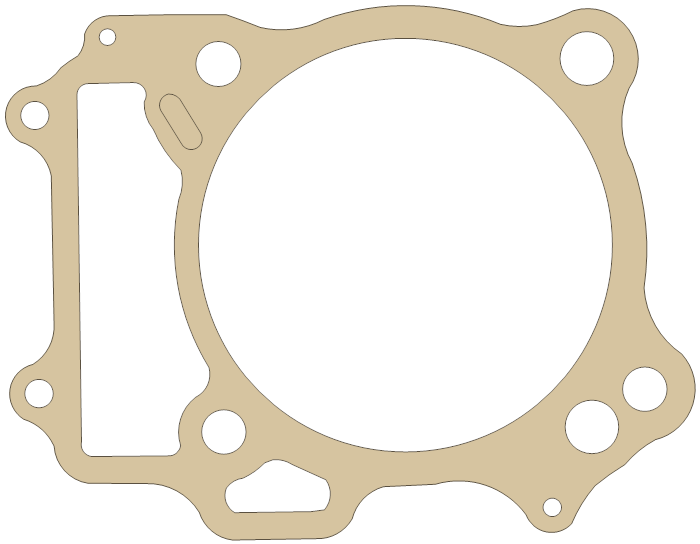 Suzuki PR2 Base gasket outline