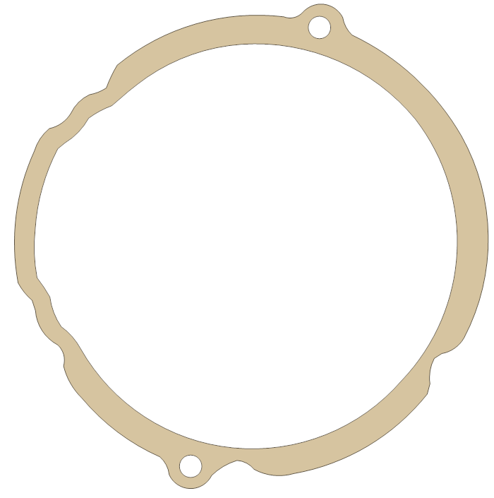 Suzuki Magneto Cover gasket outline, OEM 11483-00B20, B material