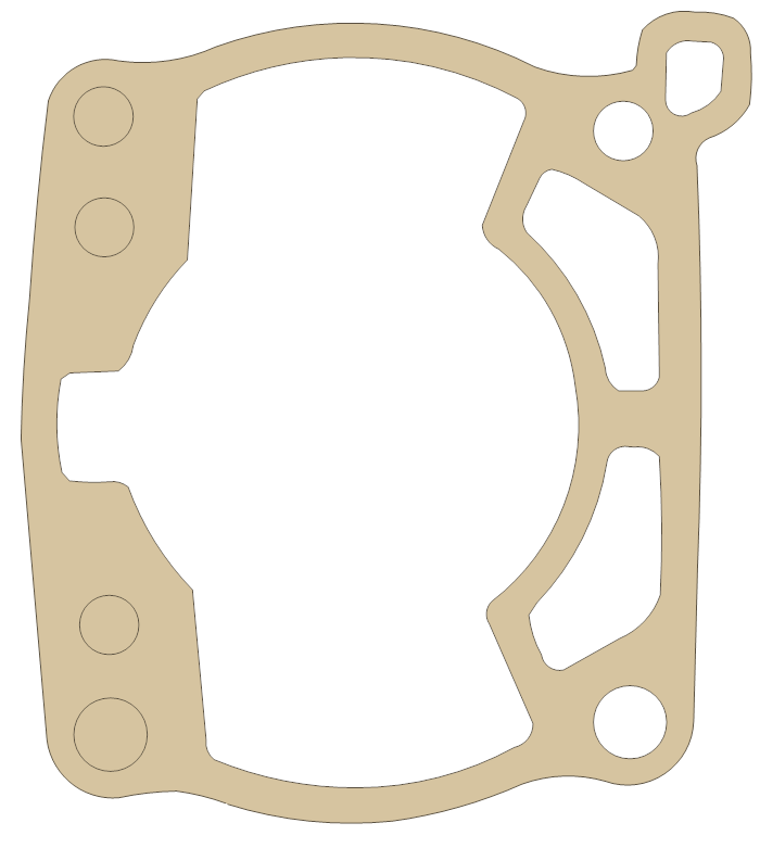 Suzuki RM250 Cylinder gasket outline