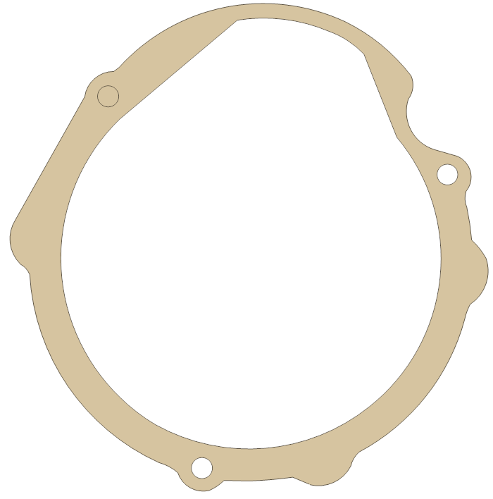 Suzuki Magneto Cover gasket outline, OEM 11483-28C00, B material