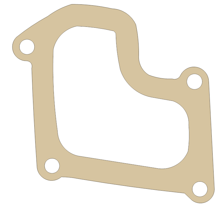 Suzuki RM85 Cylinder Cover No.1 gasket outline