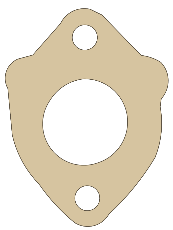 Suzuki JR80 Oil Pump gasket outline